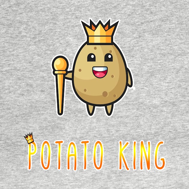 Funny Potato King Gift for Husband, Boyfriend, Son, Bestfriend by Goods-by-Jojo